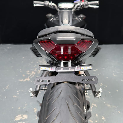 ya 13 9.15 baidi LED Turn Signal Fender License Number Plate Bracket for Yamaha FZ07 MT-07 YZF-R7