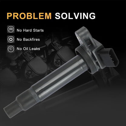 ya 9 10.24 4 New ignition coils for Toyota for Lexus V8 4.3L, 4.7L, and 5.7L engines. (Ignition coil number: 90919-02230400)
