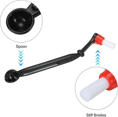 ya 26 10.21 baidi Coffee Machine Brush, 2Pcs Coffee Cleaning Tool for Espresso Machine, Red