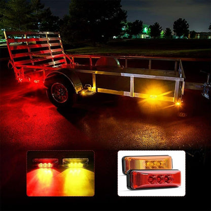 ya 13 9.15 baidi Waterproof and Long lasting Red Amber Side Marker Lights for Trucks 12 24V