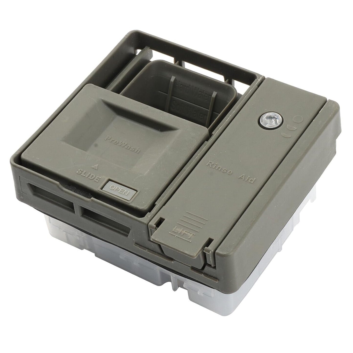 ya 4 8.8 W10861000 Fits Whirlpool Kitchenaid Dishwasher Detergent Dispenser WDTA50SAHZ0