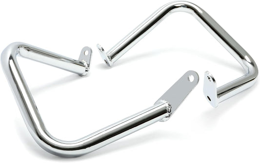 ya 4 8.8.2 Pair Chrome Engine Guard Crash Bar for Yamaha XVS650 V-Star 400 650 1998-2016
