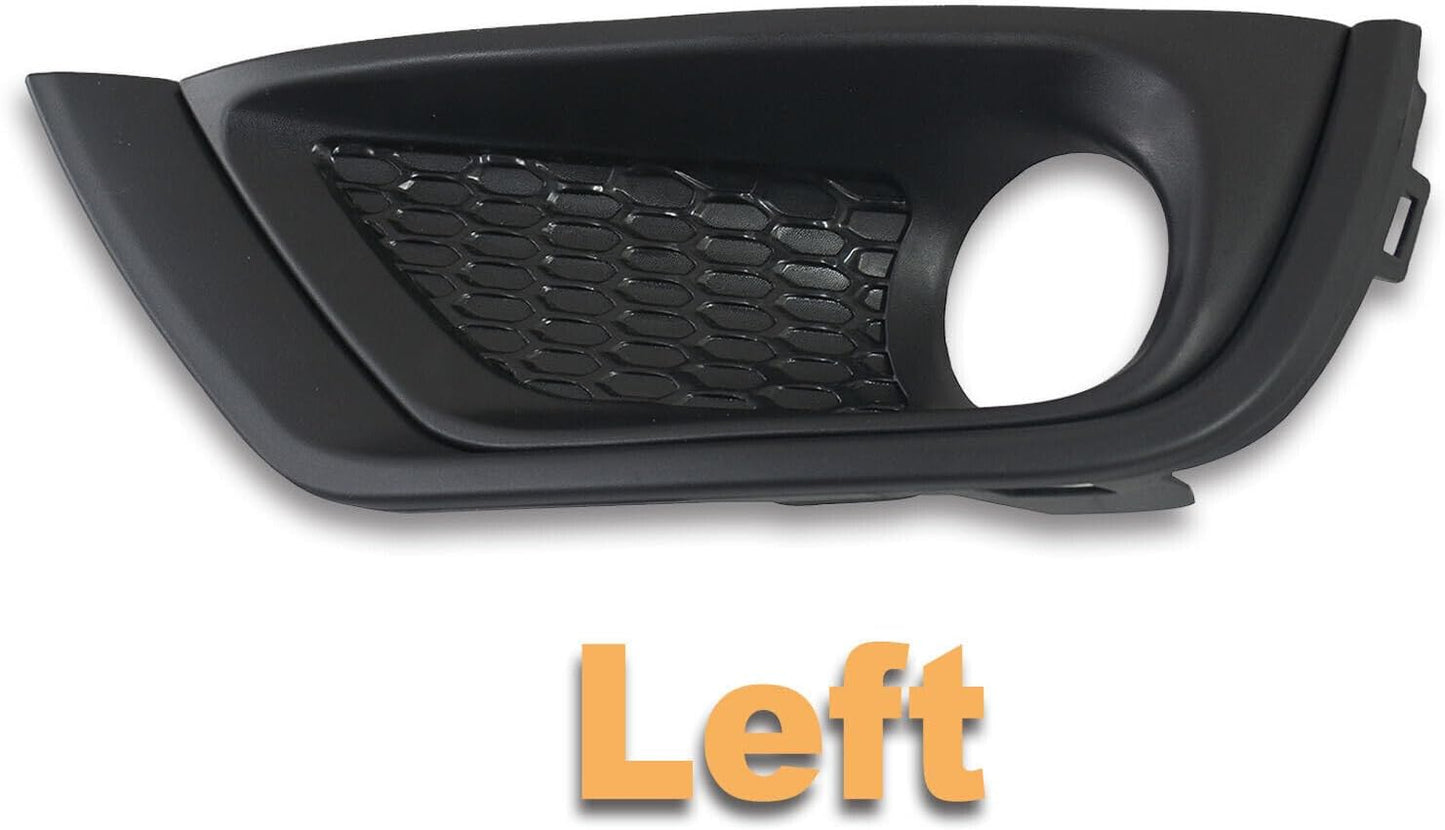 ya 3 8.24 baidi Left Front Bumper Fog Light Cover Bezel for Jeep Compass 2017-2020