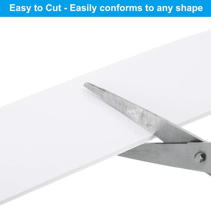 ya 26 10.21 baidi Weather Stripping Door Seal 2 Inch x 1/8 Inch x 20 Ft Self Adhesive White
