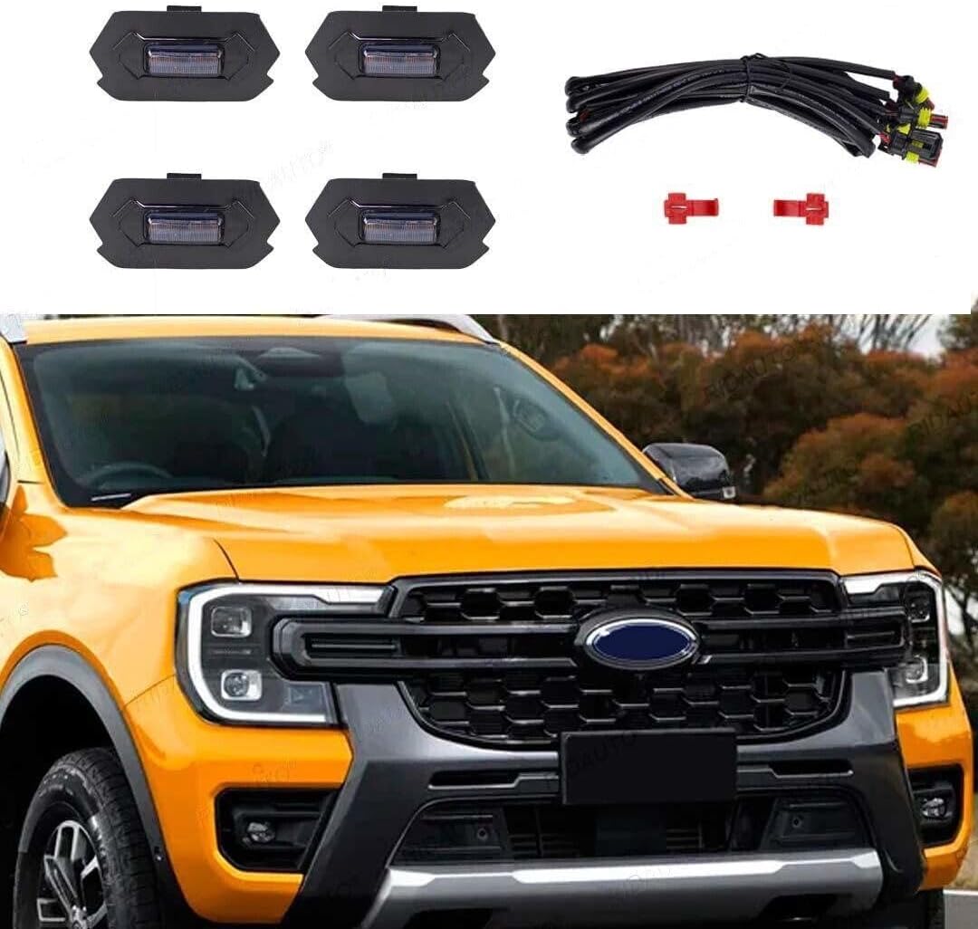 ya 7 8.24 baidi for Ford RANGER T9 2022+ Daytime Running Lights 4PC