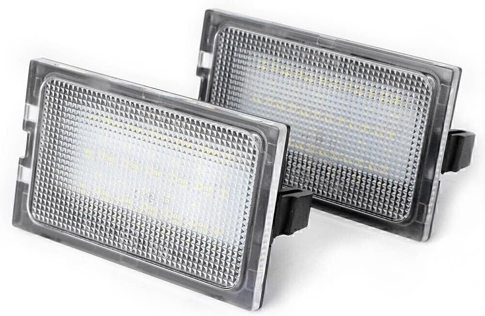 ya 13 9.15 baidi 2pcs 6 LED License Plate Number Lights for Range Rover LR3 LR4 L359