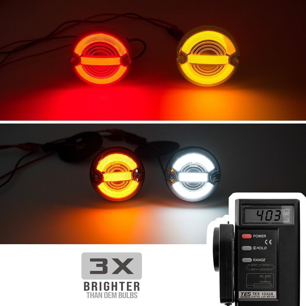 ya 7 8.24 baidi 8 Pack for Land Rover for Defender 90 110 130 LED Turn Signal Run Stop Tail Light 