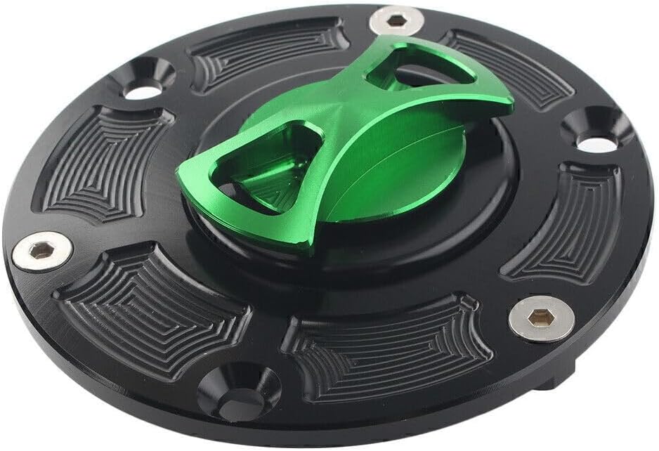 ya 9 10.24 CNC Fuel Gas Tank Cap Cover Fit Aprilia RS125/RS250 RSV1000 Tiger 800 1050 Green