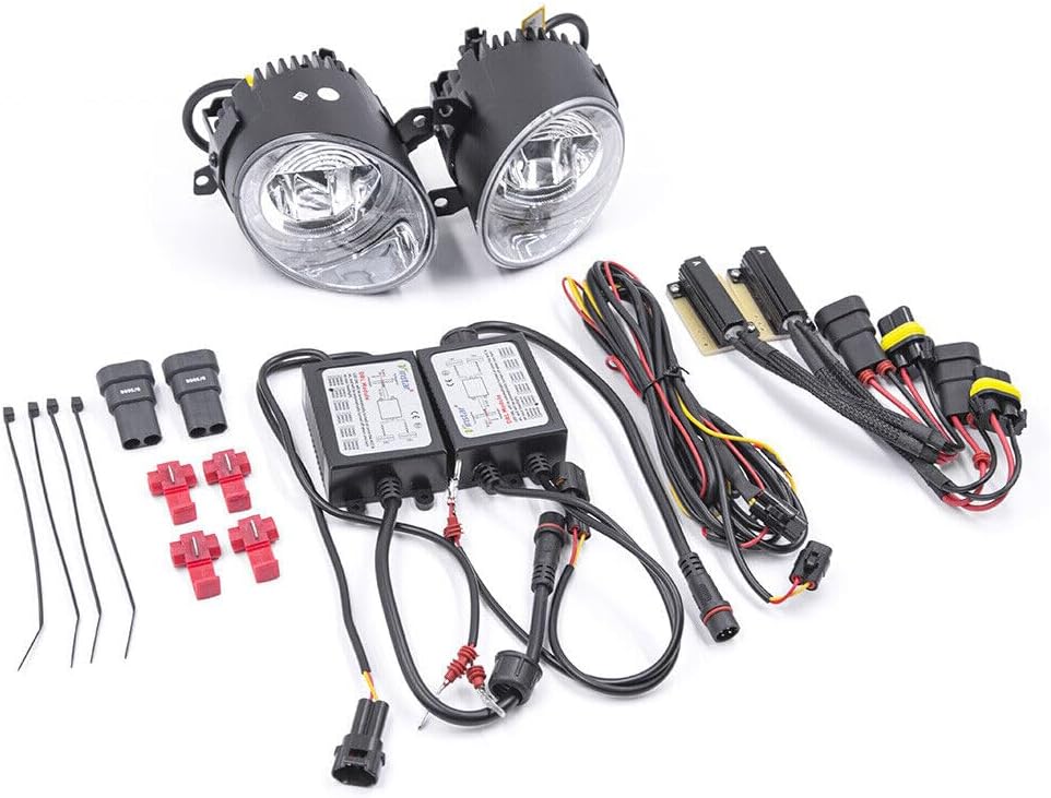 ya 7 8.24 baidi Front Clean Lens LED Bumper Fog Light Driving Light Suitable for 2012-2013 for Skoda Citigo 