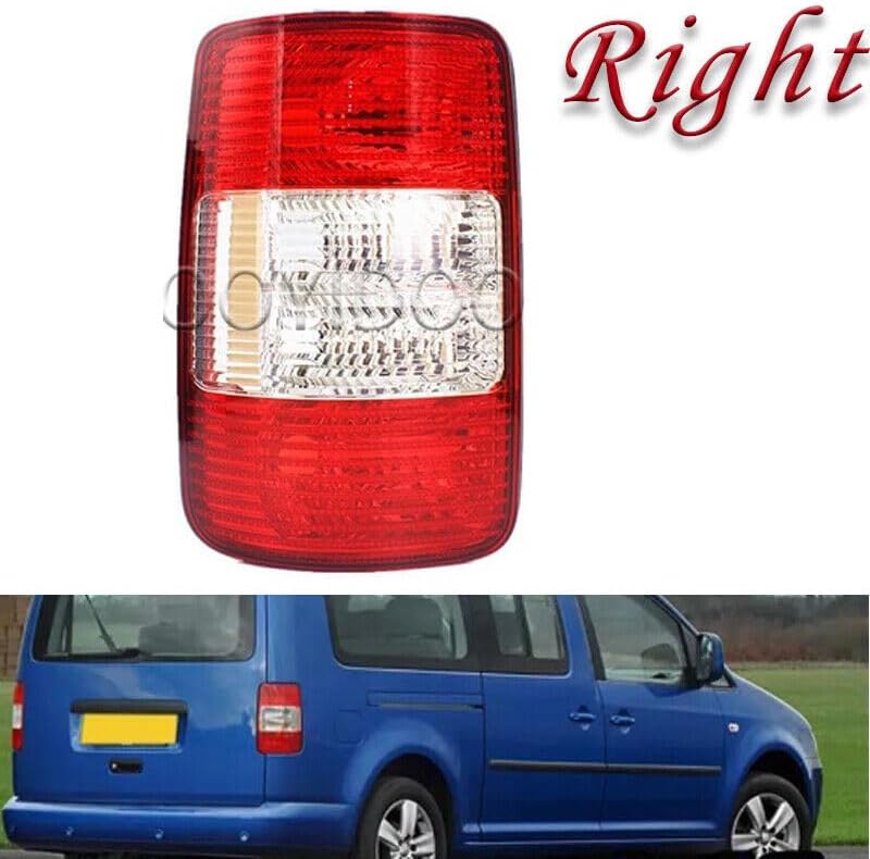 ya 2 8.15 Right rear taillight stops without bulb, suitable for VW Caddy MK2 MK3 from 2004 to 2010