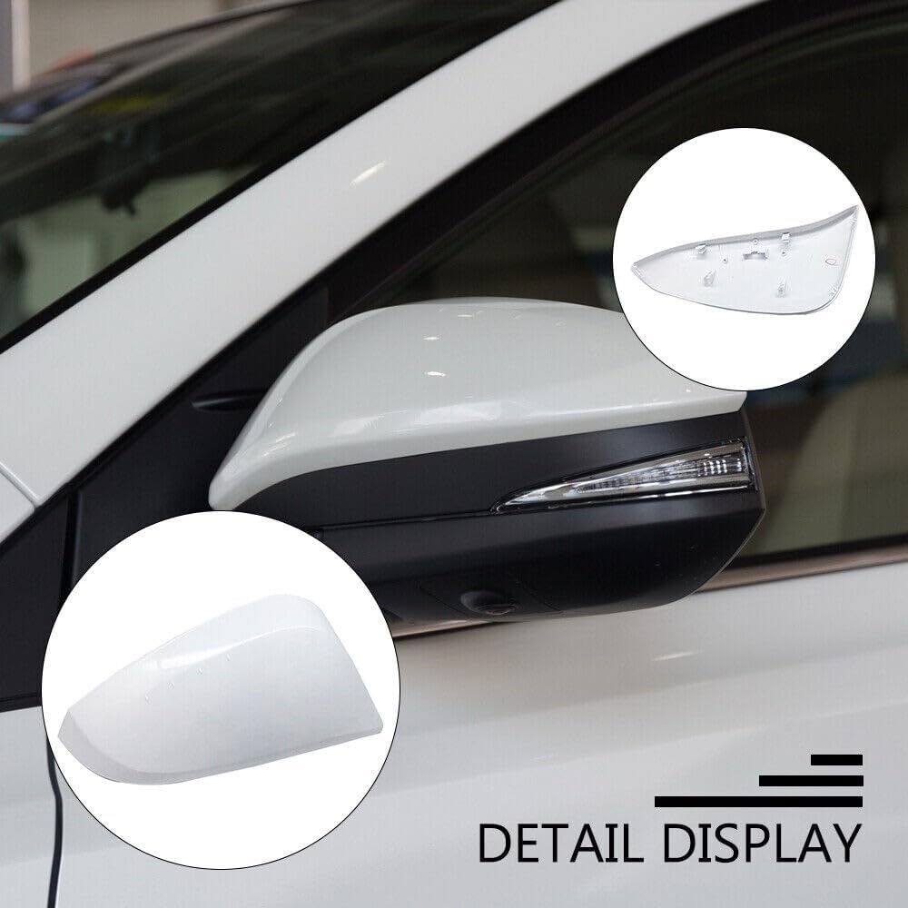 ya 11 9.14 baidiRight Passenger Side Mirror Cover for Toyota RAV4 13-2019 Prime Color
