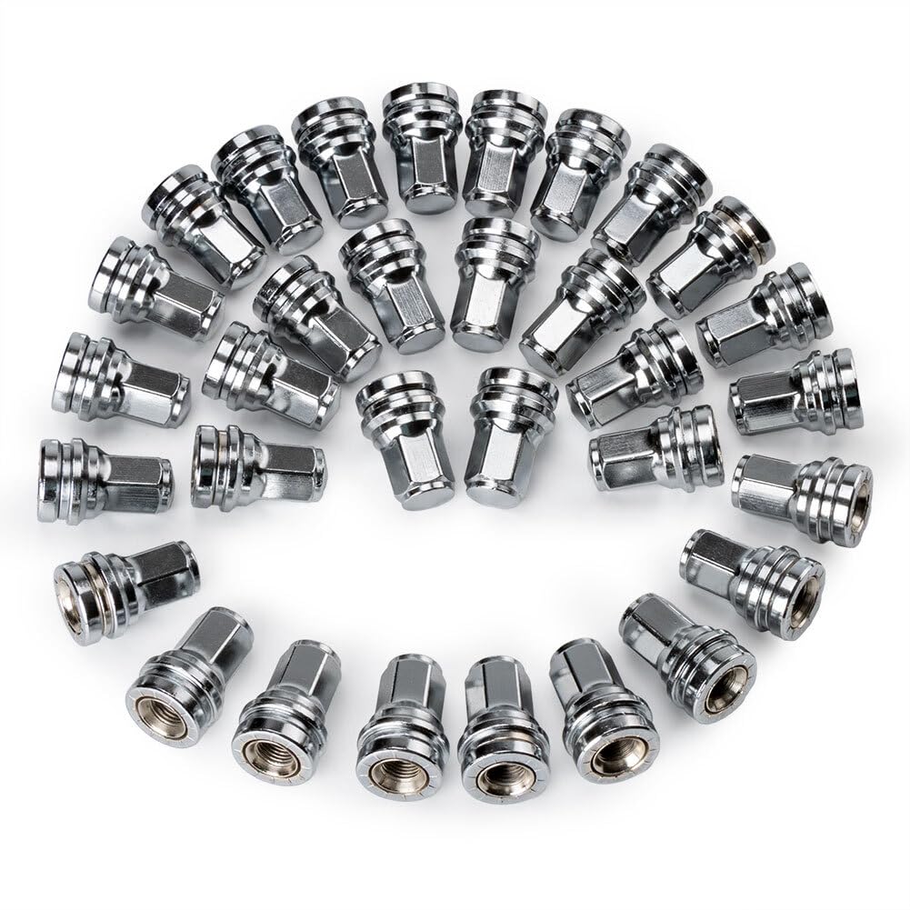 ya 5 8.10 32 Piece Set Wheel Lug Nuts 2017-22 Fits for Ford F250 F350 F450 Super Duty HCPZ-1012-B