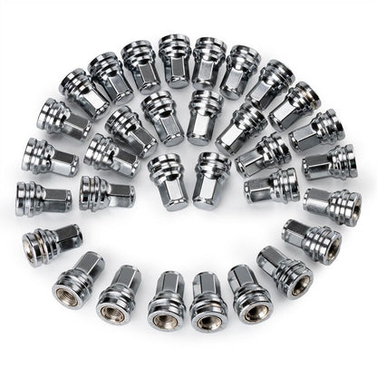 ya 5 8.10 32 Piece Set Wheel Lug Nuts 2017-22 Fits for Ford F250 F350 F450 Super Duty HCPZ-1012-B
