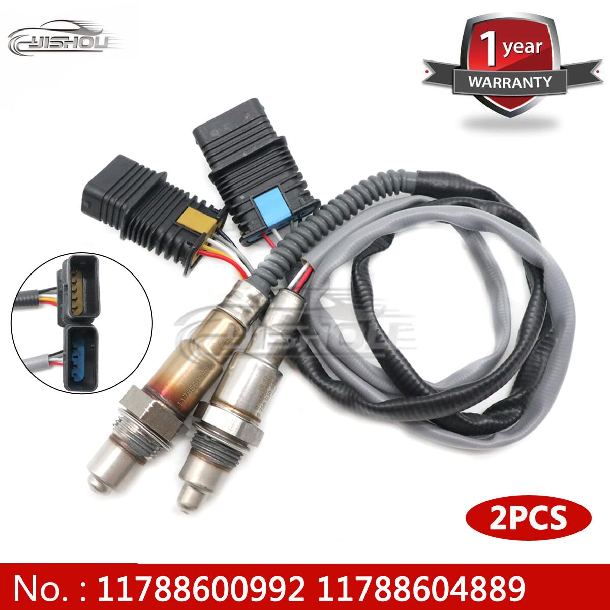ya 4 8.8 Front & Rear Oxygen Sensors for 2016-2019 for BMW X1 F48 2.0L 11788600992 1178860488