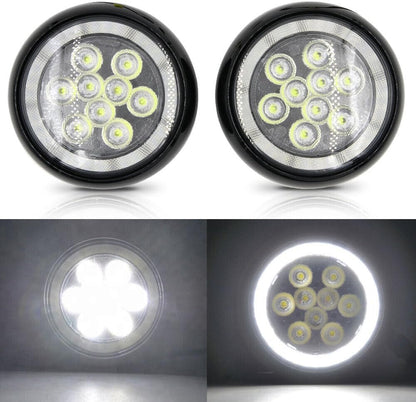ya 10 9.16 zhengce White LED Rally Driving Fog Light Bracket for 2004-2006 for Mini Cooper R50