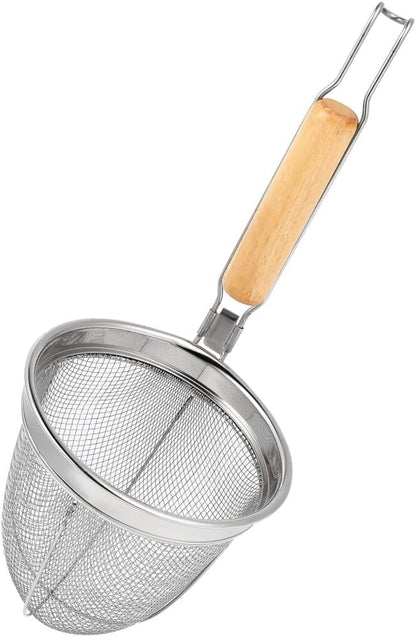 ya 14 9.20 baidi 2 Pcs Stainless Steel Colander Kitchen Noodle Spoon Pasta Strainer-1