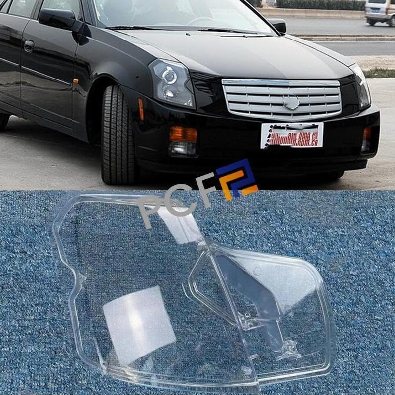 ya 4 8.14 for Cadillac CTS 2003-2007 Right Headlight Lens Transparent Housing + Sealant 