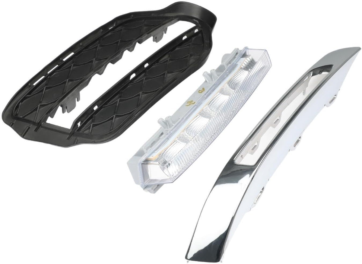 ya 4 8.10 3-Pack Right Front Fog Driving Light Kit for 2013-2015 for Mercedes-Benz GLK350 3.5L