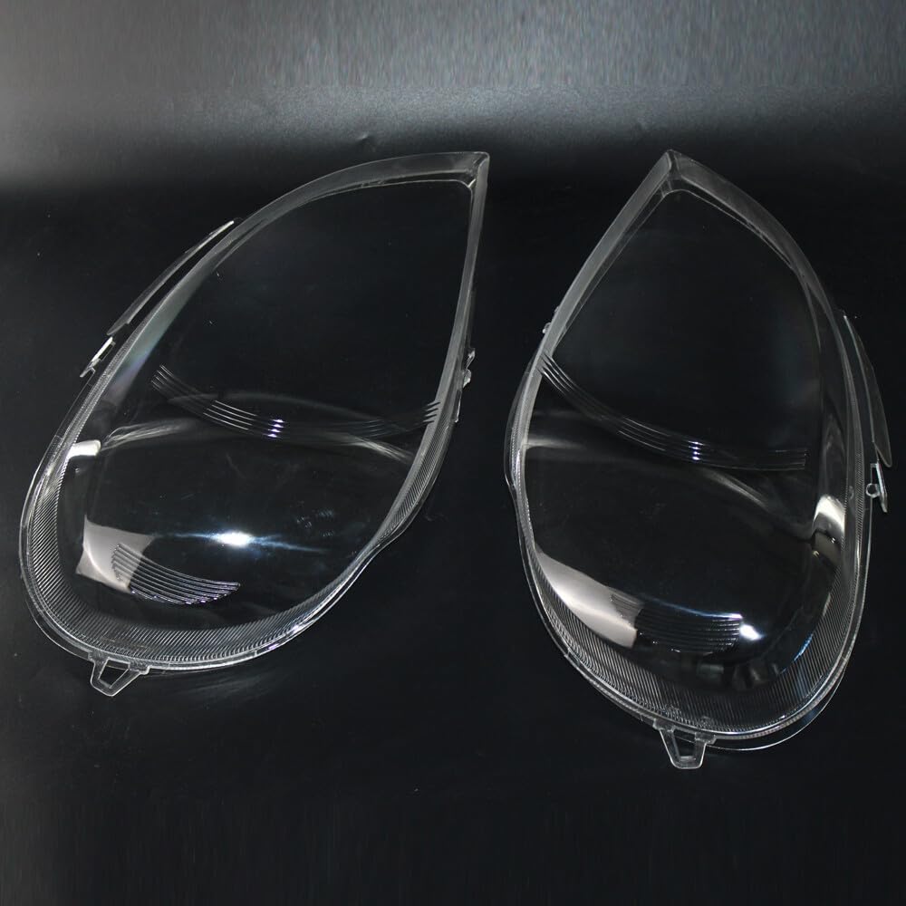 ya 11 9.14 zhengce Pair Headlight Headlamp Lens Cover for Mercedes-Benz W163 ML Class 2002-200
