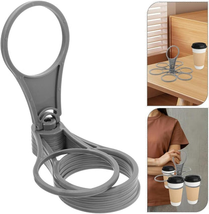 ya 26 10.21 baidi Portable Cup Holder Bevera Foldable Carrier with Handle