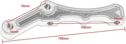ya 9 10.24 Motorcycle caliper bracket radial brake front disc brake caliper bracket su