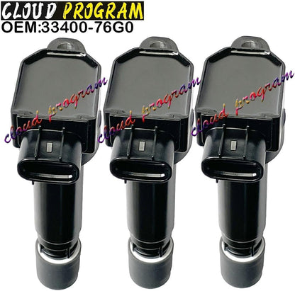 ya 4 8.24 baidi 3PCS 33400-76G0 Ignition Coil Fits for Suzuki Alto III Wagon R+ 1.0 099700-0581