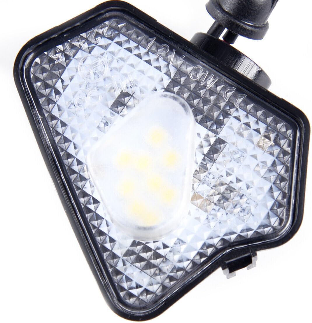 ya 4 8.14 2pcs LED side mirror puddle lights courtesy fits for Mercedes-Benz BCE va @