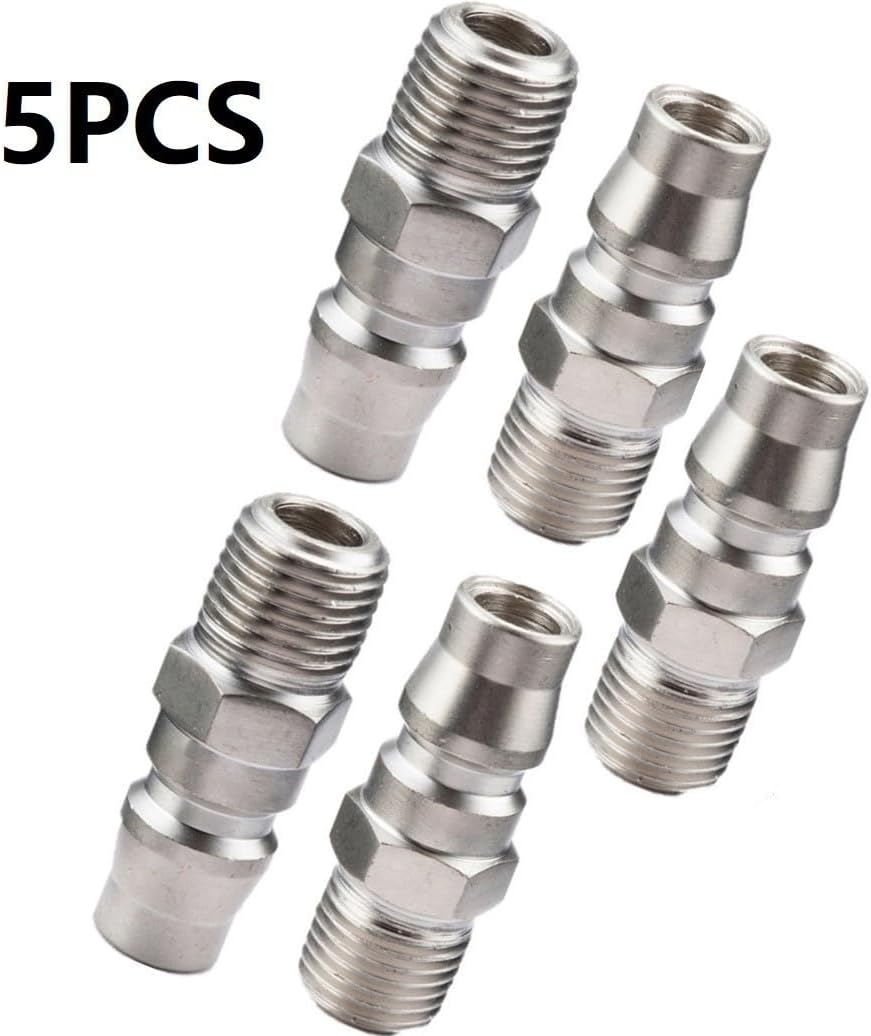 ya 26 10.21 baidi 5PCS For NITTO Male Coupling Air Fitting With 1/4inch Male Thread (20PM) New