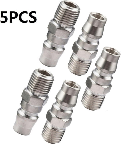 ya 26 10.21 baidi 5PCS For NITTO Male Coupling Air Fitting With 1/4inch Male Thread (20PM) New