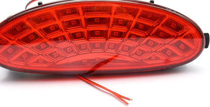 ya 7 8.24 baidi Rear Red LED Bumper Center Tail Fog Light Reflector for Peugeot 206 GTI CC SW