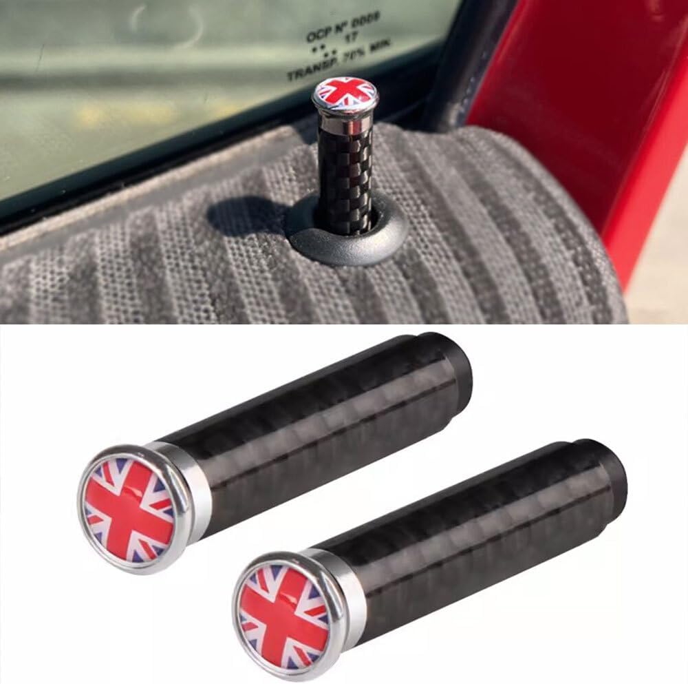 ya 10 9.16 baidi Car Interior Carbon Lock Modified Door Pin for Mini Cooper R55 R56 R58 R60 F55
