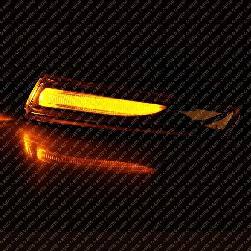 ya 11 9.14 baidiLeft for Hyundai for Elantra 2011-2015 Side Mirror Glass Turn Signal Light -