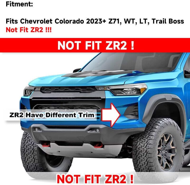 ya 2 8.15 Daytime running light LED fog strip turn signal for Chevrolet Colorado 2023-2024