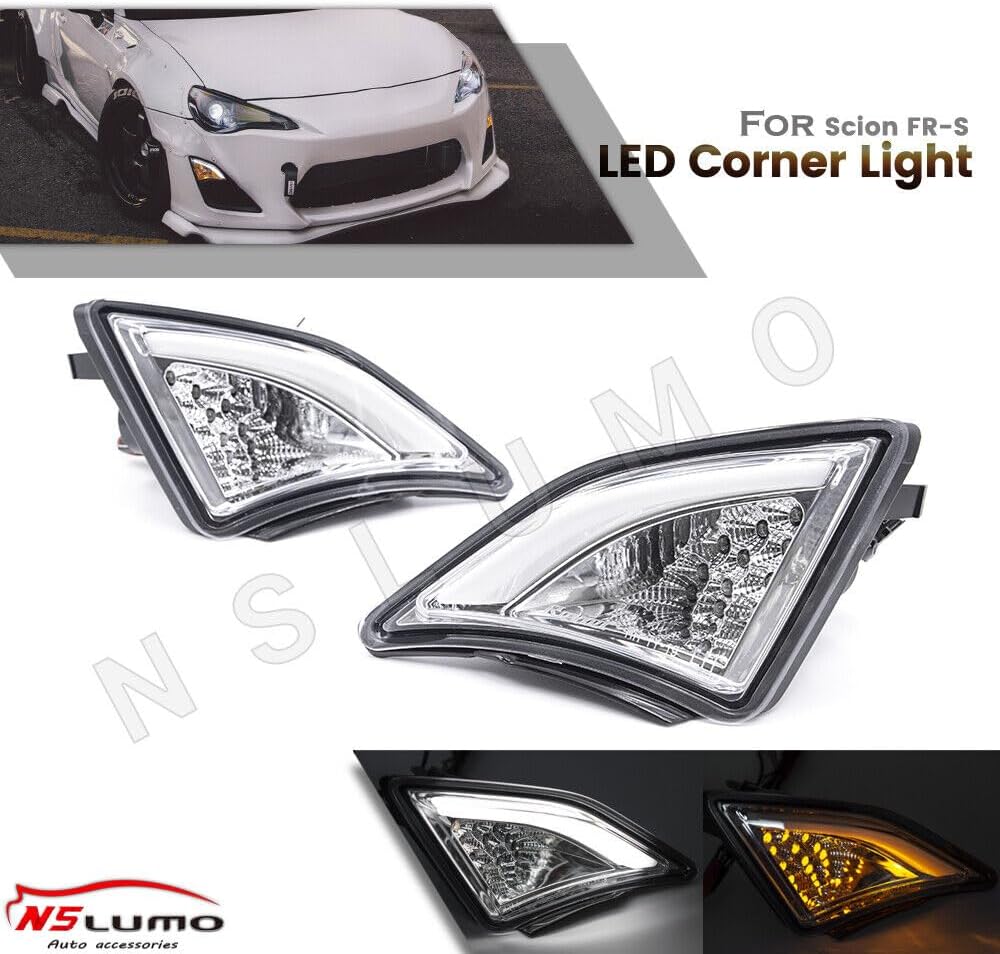 ya 4 8.10 Transparent LED corner light turn signal position light for 13-up for Scion FRS for Toyota GT86