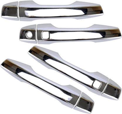 ya 11 9.14 zhengce 8-Pack Chrome Side Door Handle Protectors Fit for Mitsubishi for Outlander