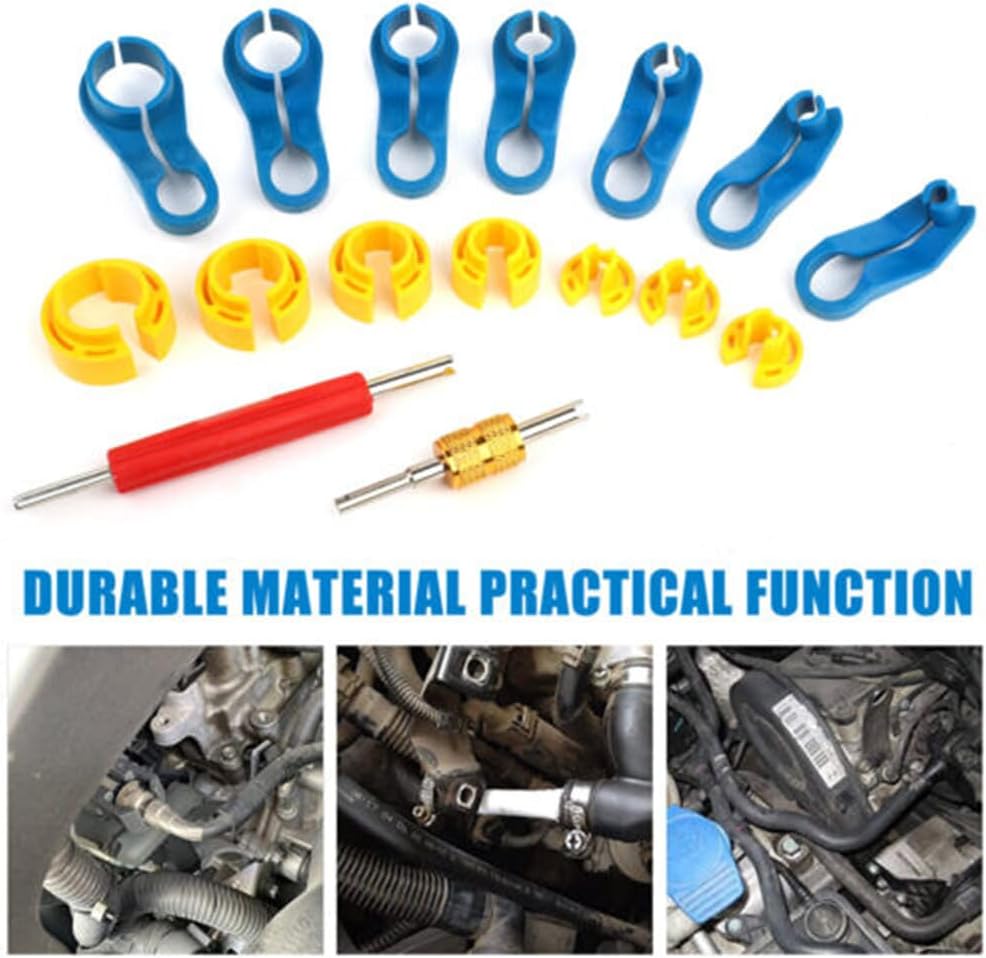ya 6 8.24 baidi 16PCS A/C Fuel Line Disconnect Tool Quick Disconnect Removal Assembly Tools