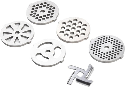 ya 14 9.20 baidi Complete Set of Meat Grinding Discs and Blades in High Grade Stainless Steel-1