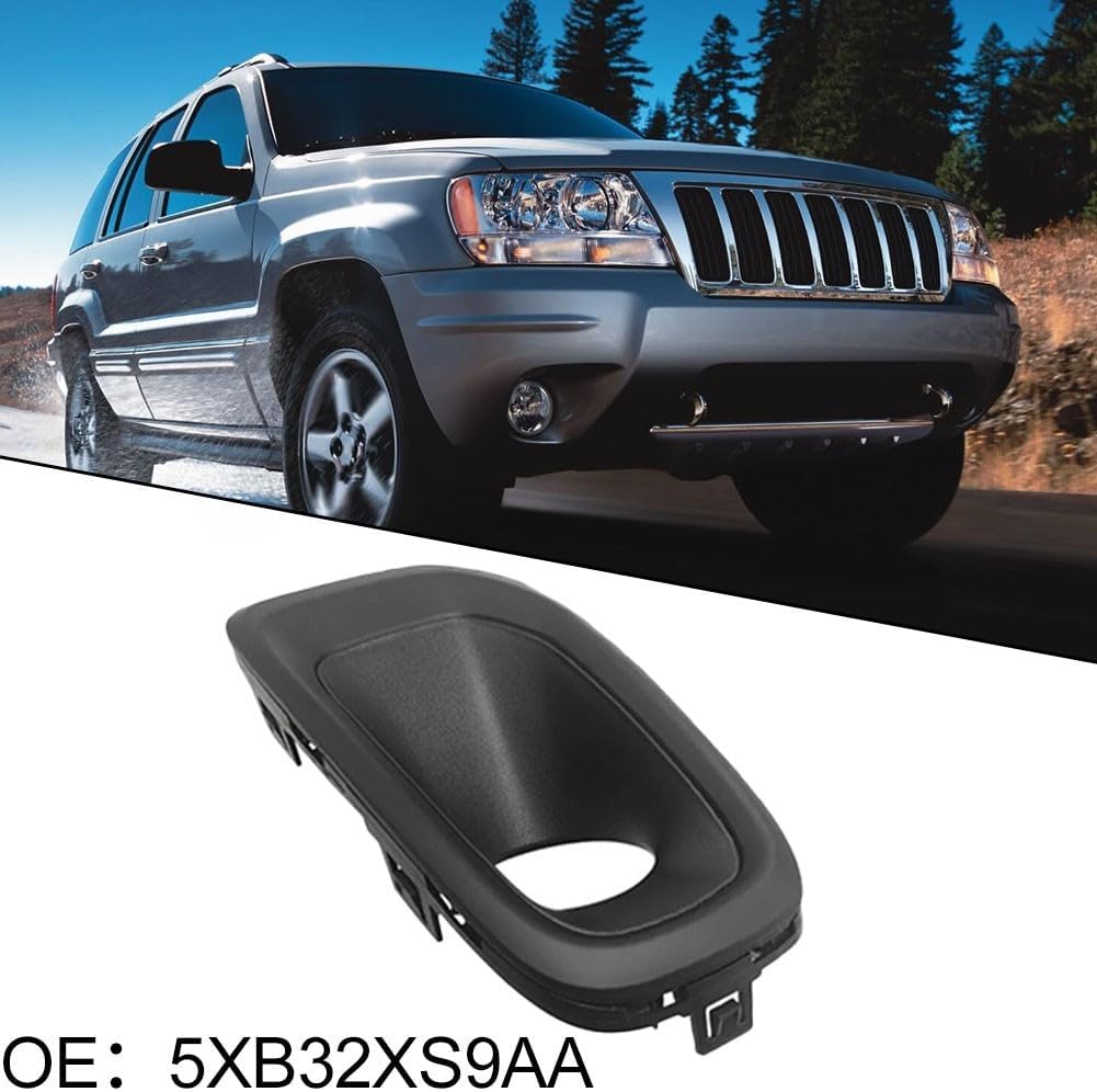 ya 13 9.15 baidi 2015-2018 For for Jeep For Renegade Front Left Bumper Fog Light Lamp Bezel-Cover 1