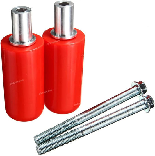 ya 2 8.15 Universal Motorcycle Frame Sliders Anti Crash Protector Red for Yamaha for Suzuki