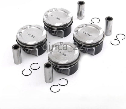 ya 4 8.24 baidi 4-piece piston + ring kit CR 10.2:1 for BMW 330i 430i F30 F32 F56 G20 B46 B48 2.0