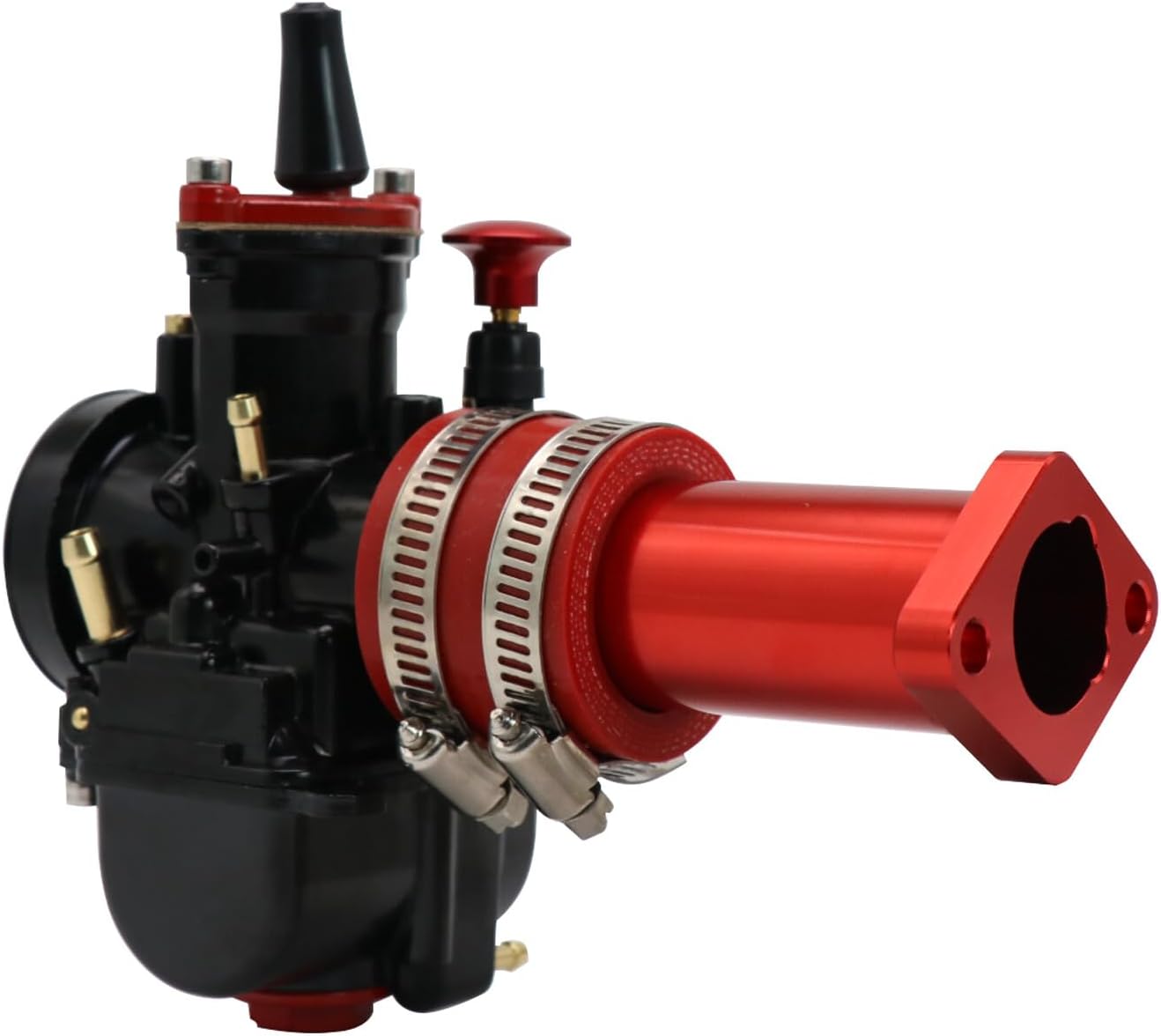 ya 2 8.15 Carburetor Intake Pipe Inlet for MAN ifold Rubber Boot Kit Adapter for VM24 Carb