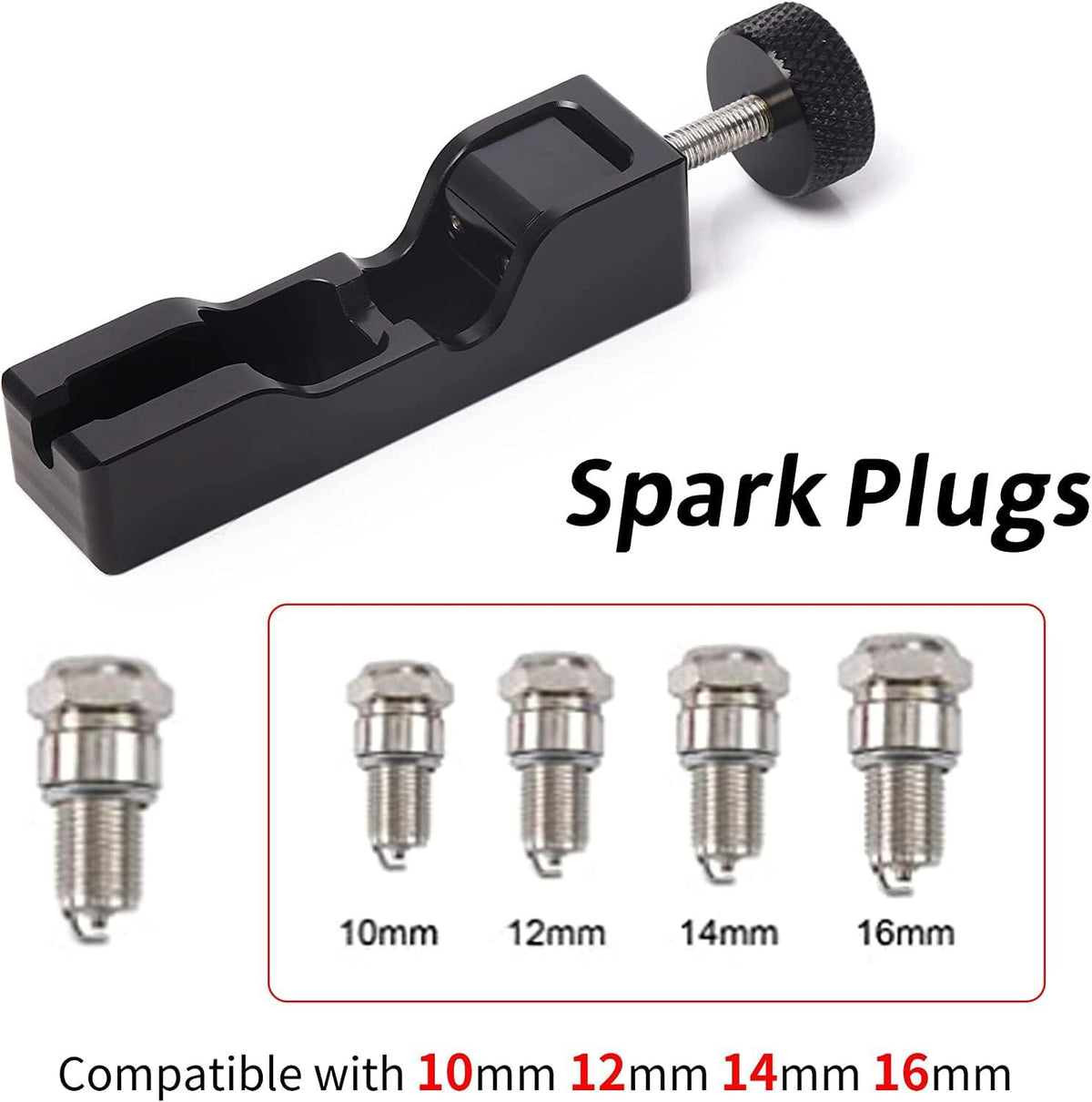 ya 23 10.7 baidi Matte Engine Spark Plug Gap Tool Gapping Gapper 10mm 12mm 14mm 16mm Universal
