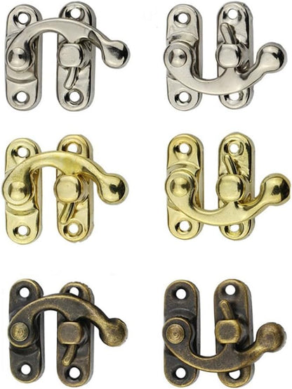 ya 26 10.21 baidi 30Pcs Iron Case Hasp Buckles for Chest Latch Locking Box Packing
