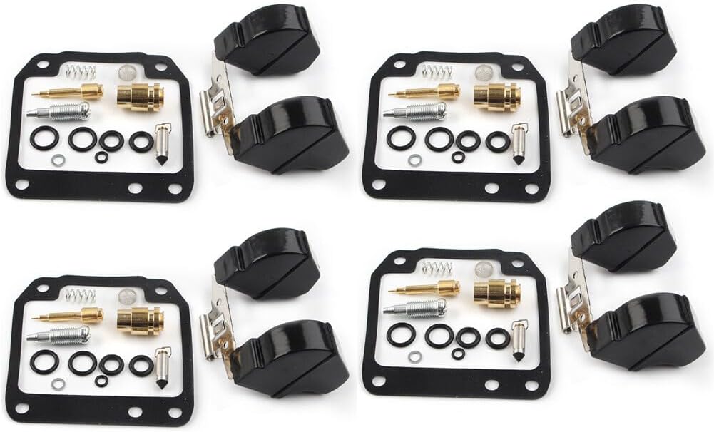 ya 2 8.15 4 Carburetor Repair Kit Carb Rebuild Float Sets for Yamaha FZ600 YX600 Radian