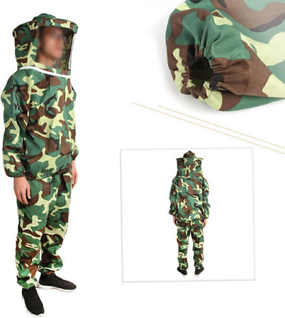 ya 4 8.14 For Adult Camouflage Beekeeping Jacket Pants Veil Bee Protective Suit Clothes