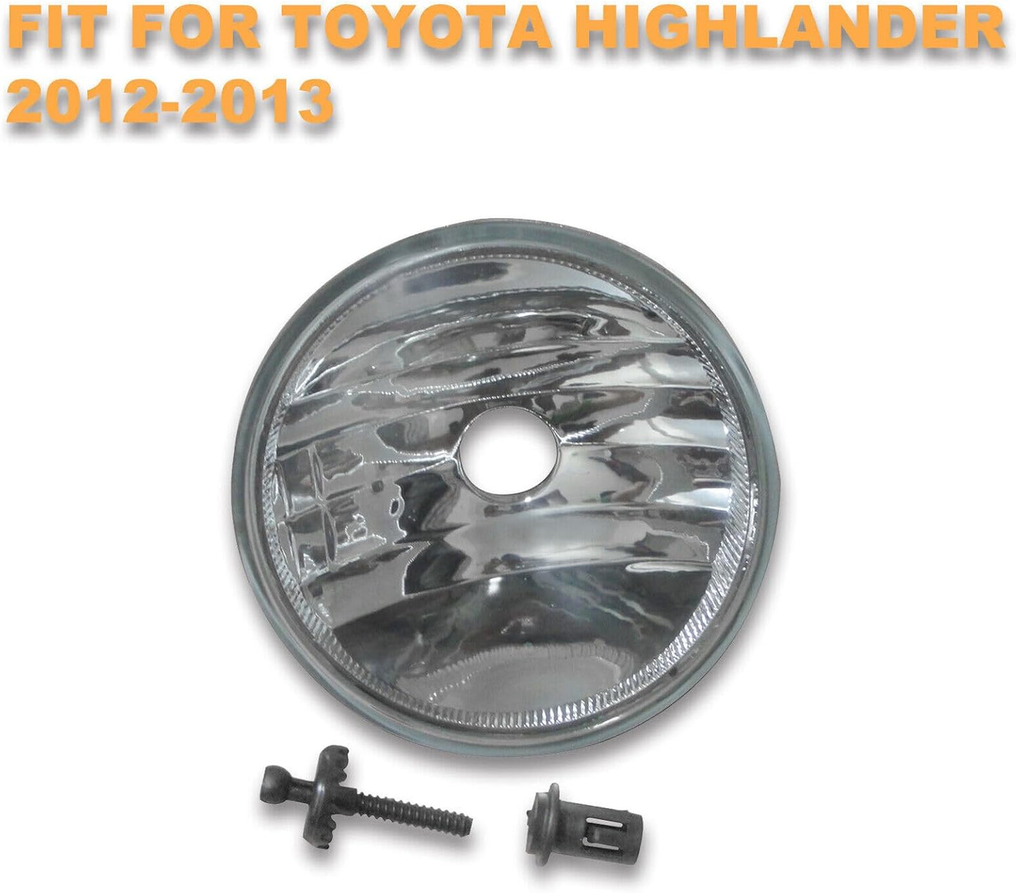 ya 7 8.24 baidi Clear Right Front Bumper Driving Fog Light Lamp for Toyota Highlander 2011-2013