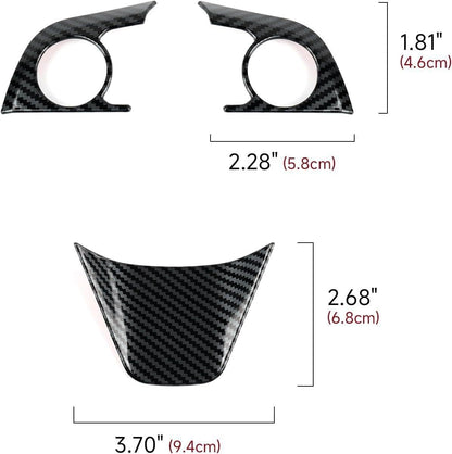 ya 5 8.10 for 18-21 for Camry Steering Wheel Patches Carbon Fiber Steering Wheel Trim