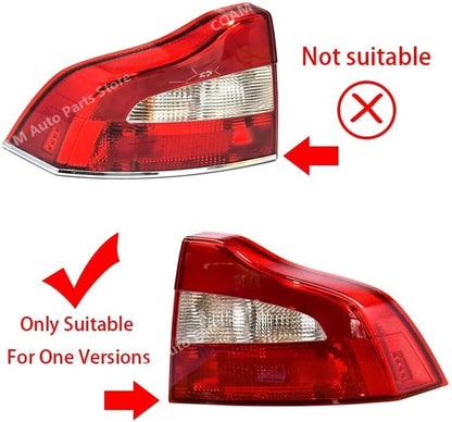ya 4 8.24 baidi Left side for Volvo S80 2007-2013 Tail Light Warning Brake Light Signal Light 