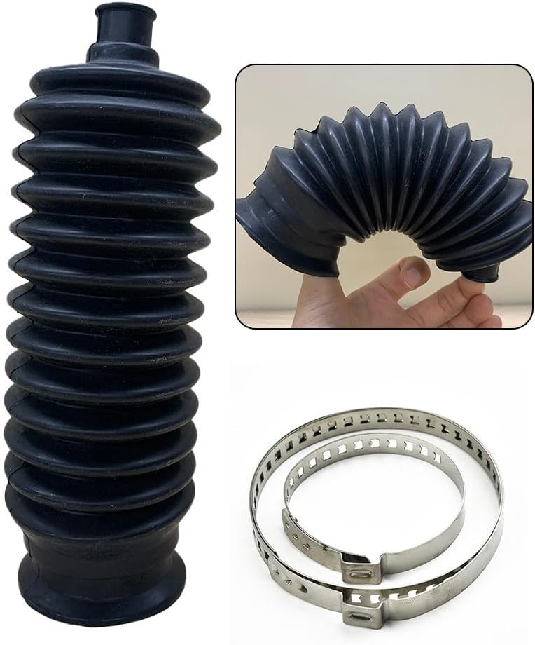ya 4 8.10 Silicone Steering Rack And Pinion Bellows Boot Kit Black