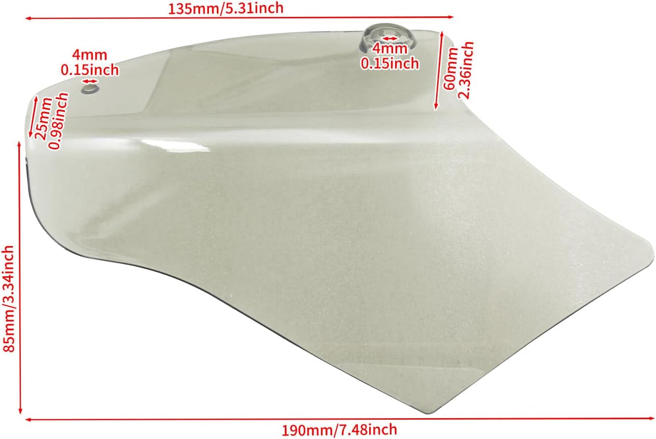 ya 7 8.24 baidi Smoke Saddle Heat Shield Air Deflectors Fit for Harley Softail Fat Boy 2000-2017